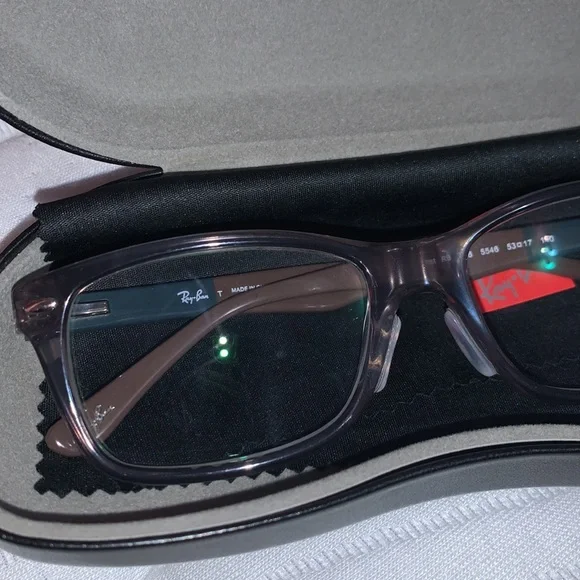 Ray-Ban Men’s Tranparent Grey Blue (5228) - Picture 5 of 10